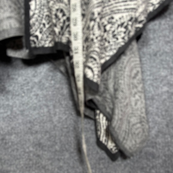 Soft Surroundings Cardigan One Size Boho Gray Cotton Draped Lagenlook Open Front - Picture 8 of 8